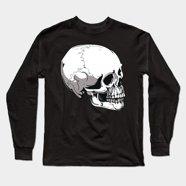 cool skull Long Sleeve T-Shirt by imdesign